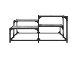 Mesa De Centro* Mesa de centro 87,5x87,5x40cm derivados de madeira cinza sonoma PT668101 Cinzento