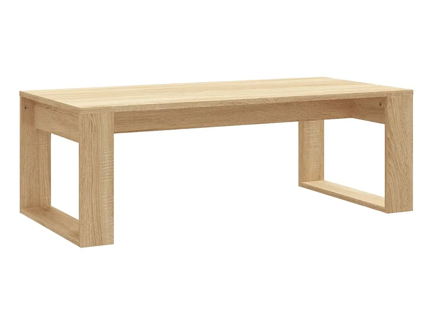 Mesa De Centro* Mesa de centro 102x50x35cm derivados de madeira carvalho sonoma PT937614 Castanho