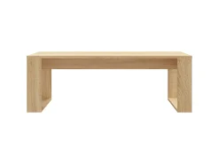 Mesa De Centro* Mesa de centro 102x50x35cm derivados de madeira carvalho sonoma PT937614 Castanho