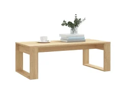 Mesa De Centro* Mesa de centro 102x50x35cm derivados de madeira carvalho sonoma PT937614 Castanho