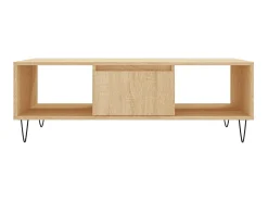 Clearance Mesa de centro 104x60x35cm derivados de madeira carvalho sonoma PT624791 Castanho