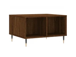 Mesa De Centro* Mesa de centro 60x50x36,5cm derivados madeira carvalho PT728397 Castanho