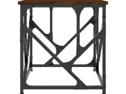 Mesa de centro 45x45x47,5cm derivados madeira carvalho PT672282^ Mesa De Centro