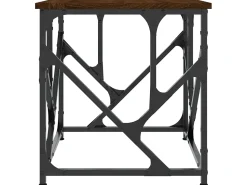 Mesa de centro 45x45x47,5cm derivados madeira carvalho PT672282^ Mesa De Centro