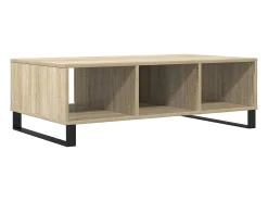 Mesa De Centro|vidaxl Mesa de centro 104x60x35cm derivados de madeira carvalho sonoma Natural claro