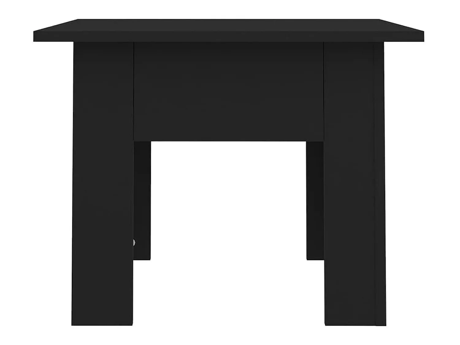 Mesa De Centro*vidaxl Mesa de centro 55x55x42cm derivados de madeira Preto