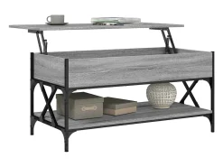 Mesa de centro 100x50x50cm deriv. madeira/metal sonoma PT855695^ Mesa De Centro