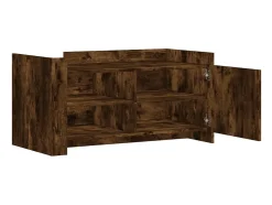 Mesa De Centro|vidaxl Mesa de centro 100x50x50cm derivados de madeira carvalho fumado Natural claro