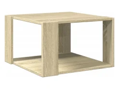 vidaxl Mesa de centro 51,5x51,5x30cm derivados madeira carvalho sonoma^ Mesa De Centro