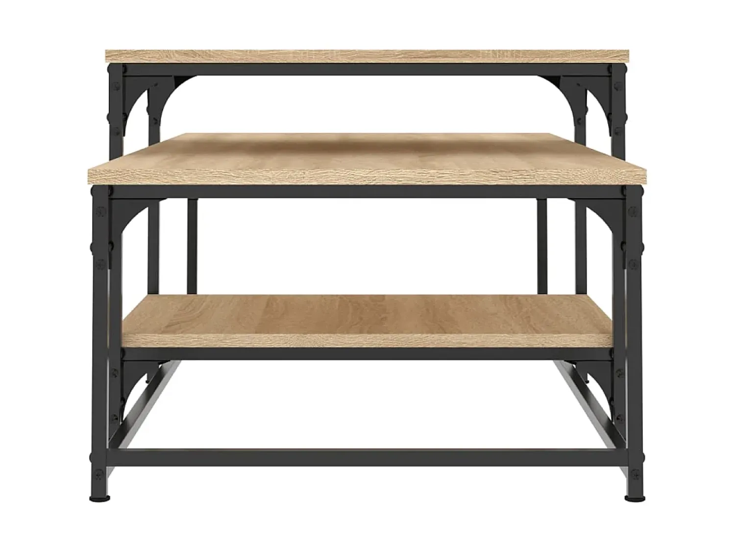 Mesa de centro 102x60x45cm derivados de madeira carvalho sonoma PT456549^ Mesa De Centro