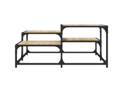 Mesa de centro 87,5x87,5x40cm derivados madeira carvalho sonoma PT195533^ Mesa De Centro