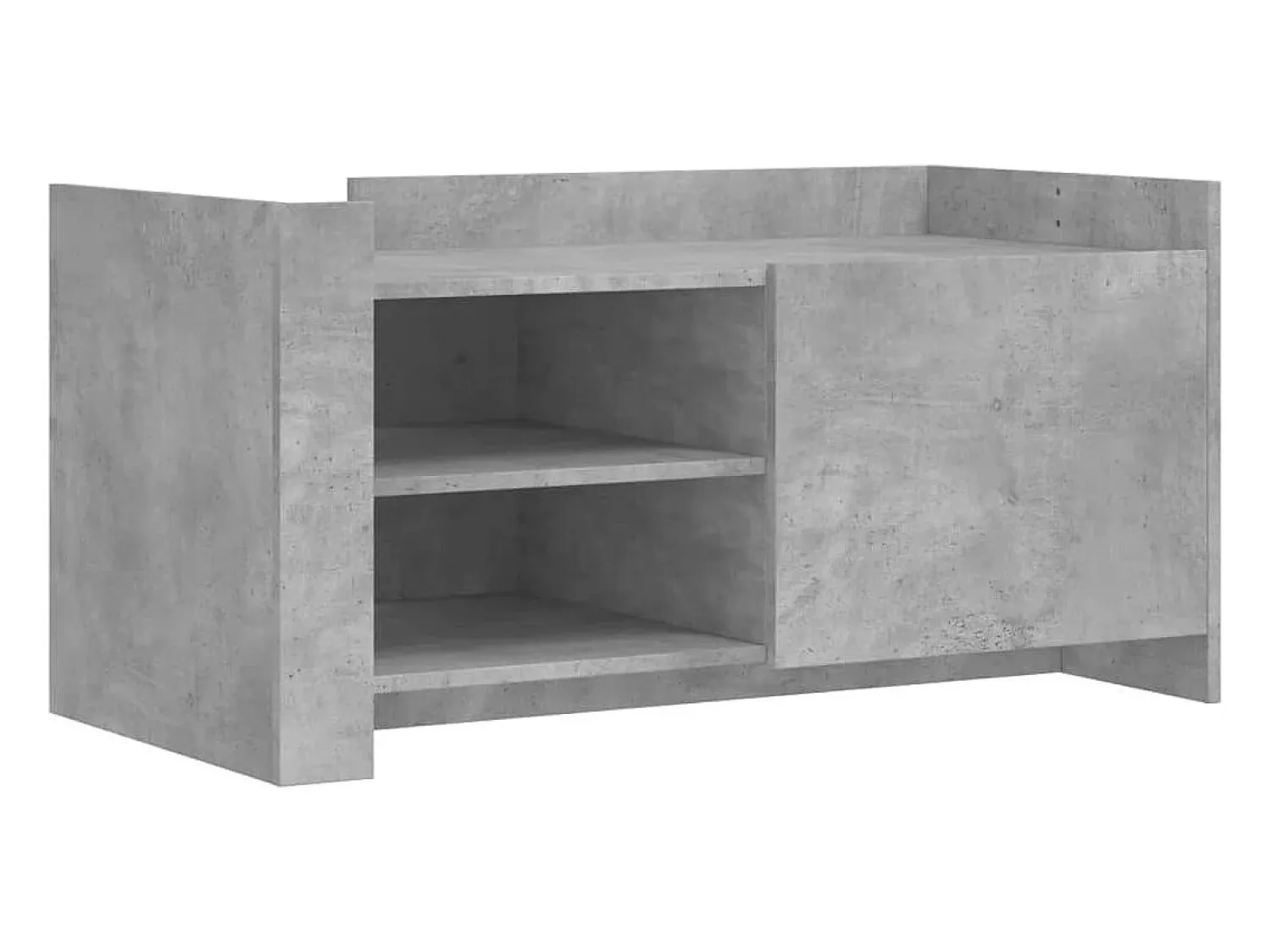 Mesa De Centro|vidaxl Mesa de centro 100x50x50cm derivados de madeira cinza cimento Cinzento