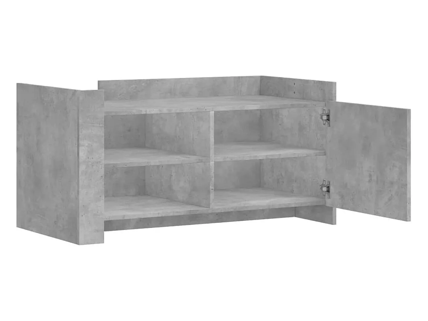Mesa De Centro|vidaxl Mesa de centro 100x50x50cm derivados de madeira cinza cimento Cinzento