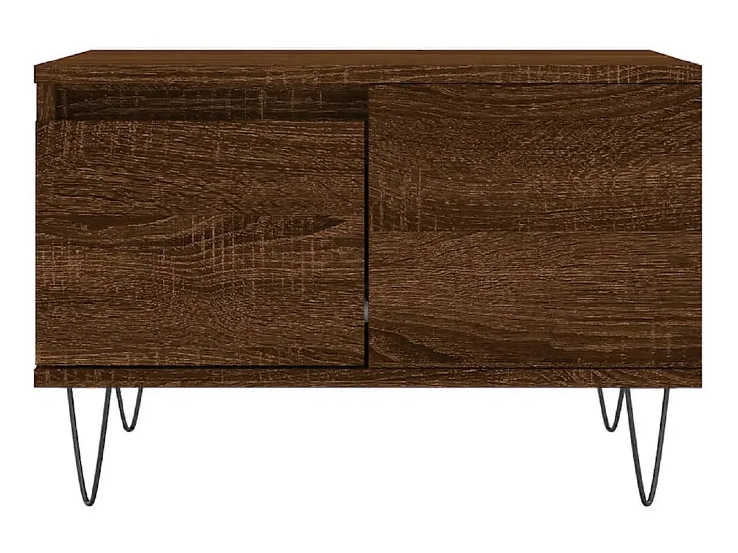 Mesa de centro 55x55x36,5cm derivados madeira carvalho PT378496^ Mesa De Centro