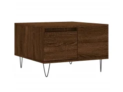 Mesa de centro 55x55x36,5cm derivados madeira carvalho PT378496^ Mesa De Centro
