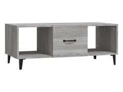 Mesa De Centro|vidaxl Mesa de centro 102x50x40cm derivados de madeira sonoma Cinzento