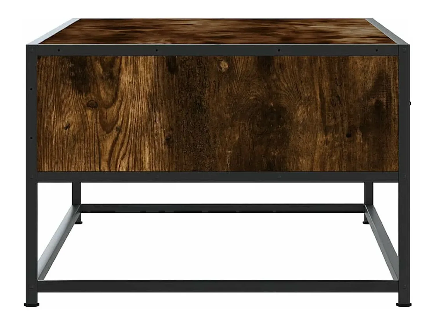 Mesa De Centro*vidaxl Mesa de centro 100x50x35cm deriv. madeira/metal carvalho fumado Natural claro