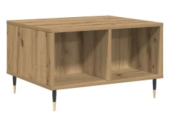 Online vidaxl Mesa de centro 60x50x36,5cm deriv. madeira carvalho artisiano Natural claro