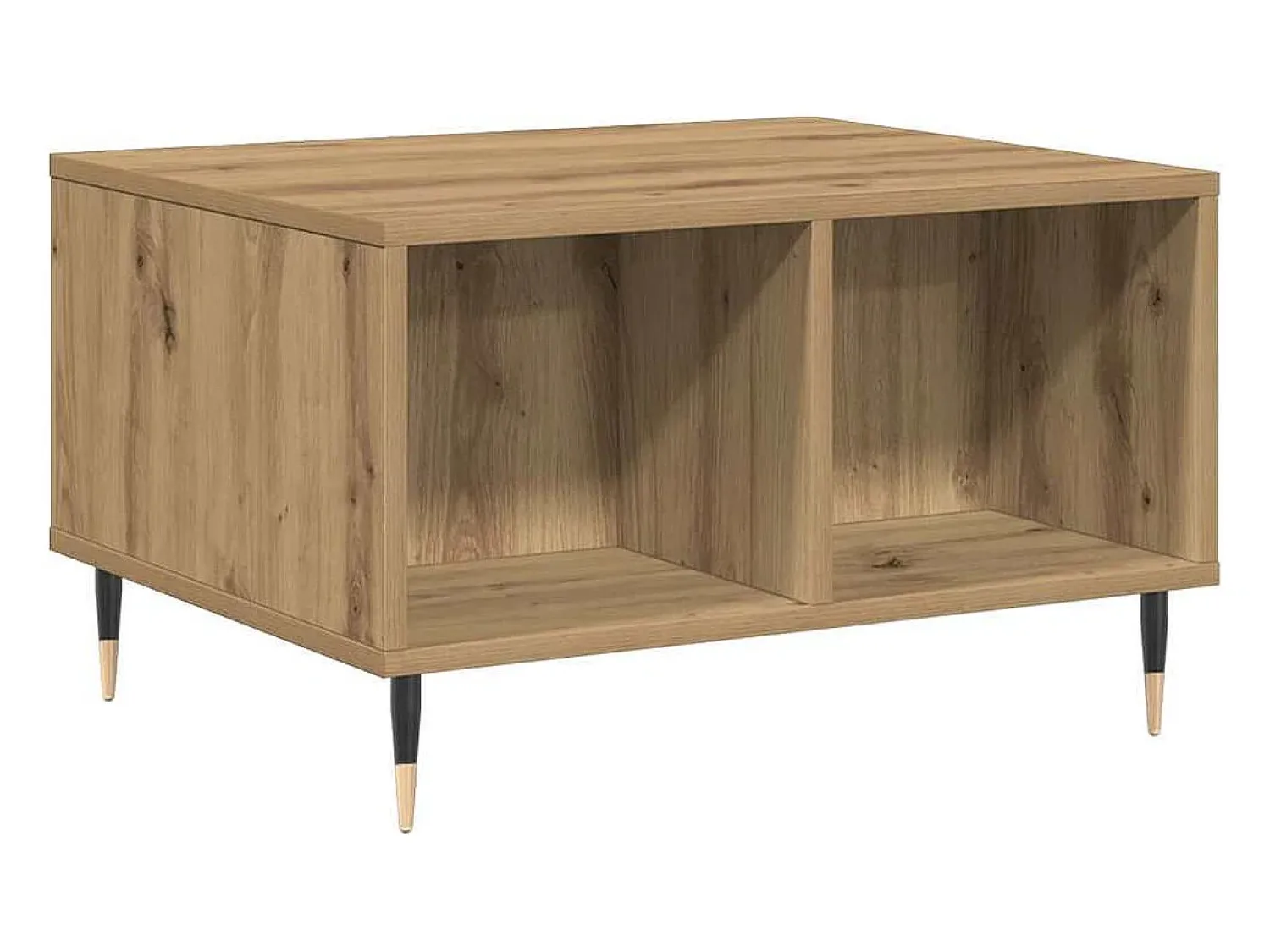 Online vidaxl Mesa de centro 60x50x36,5cm deriv. madeira carvalho artisiano Natural claro