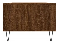 Best vidaxl Mesa de centro 90x50x36,5cm derivados madeira carvalho castanho Natural claro