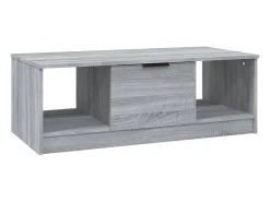 Mesa De Centro*vidaxl Mesa de centro 102x50x36cm derivados de madeira sonoma Cinzento