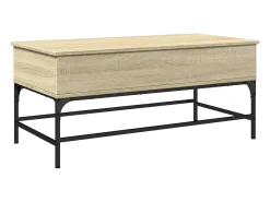 Mesa de centro 100x50x45cm deriv. madeira/metal carvalho sonoma PT262978^ Mesa De Centro