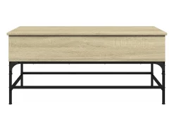 Mesa de centro 100x50x45cm deriv. madeira/metal carvalho sonoma PT262978^ Mesa De Centro