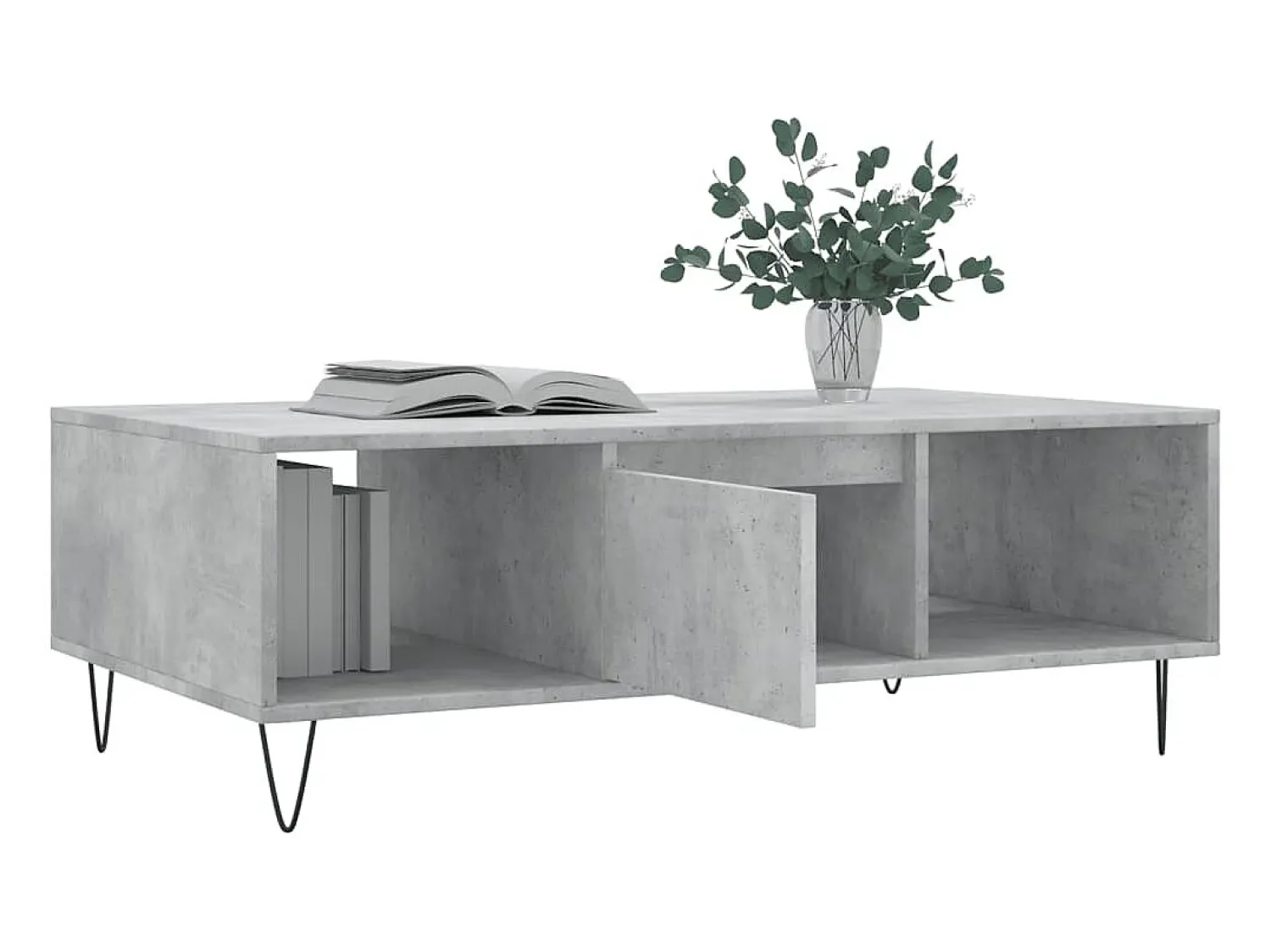 vidaxl Mesa de centro 104x60x35cm derivados de madeira sonoma^ Mesa De Centro