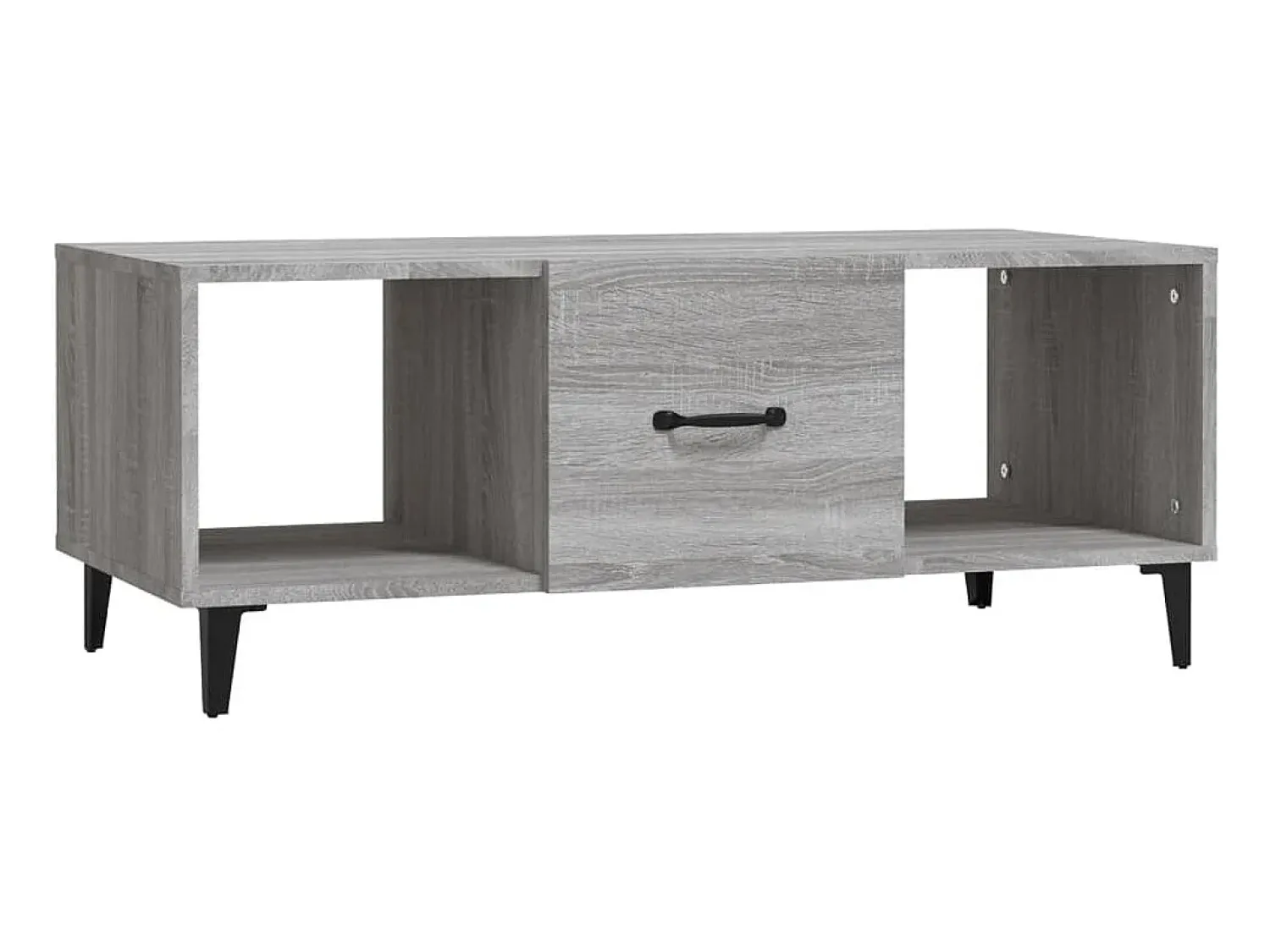 Mesa de centro 102x50x40cm derivados de madeira sonoma PT436428^ Mesa De Centro