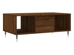 Mesa de centro 90x50x36,5cm derivados madeira carvalho PT841273^ Mesa De Centro