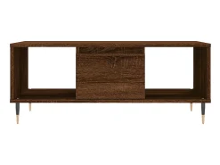 Mesa de centro 90x50x36,5cm derivados madeira carvalho PT841273^ Mesa De Centro