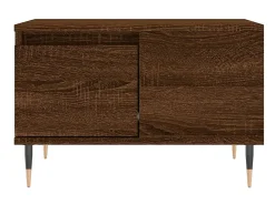 Mesa De Centro* Mesa de centro 55x55x36,5cm derivados madeira carvalho PT950711 Castanho