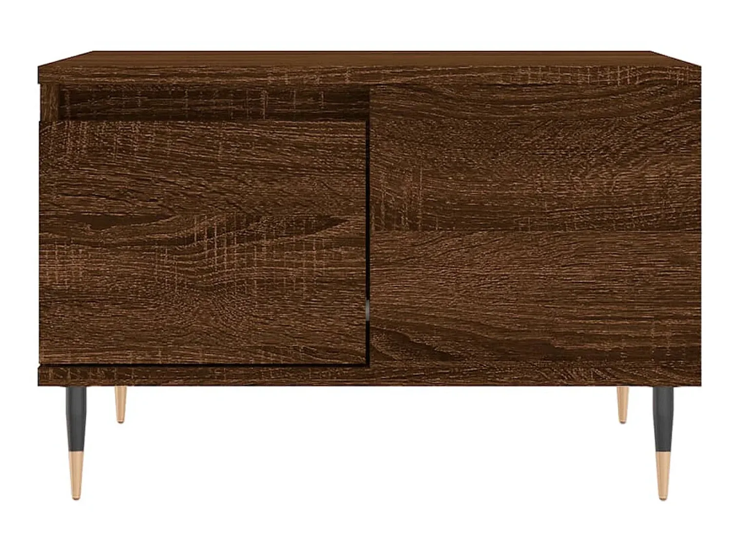 Mesa De Centro* Mesa de centro 55x55x36,5cm derivados madeira carvalho PT950711 Castanho