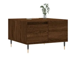 Mesa De Centro* Mesa de centro 55x55x36,5cm derivados madeira carvalho PT950711 Castanho