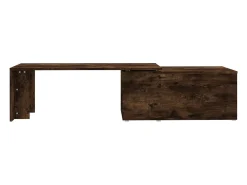 vidaxl Mesa de centro 150x50x35cm derivados de madeira carvalho fumado^ Mesa De Centro