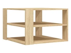 vidaxl Mesa de centro 58x58x40cm derivados madeira carvalho sonoma Natural claro