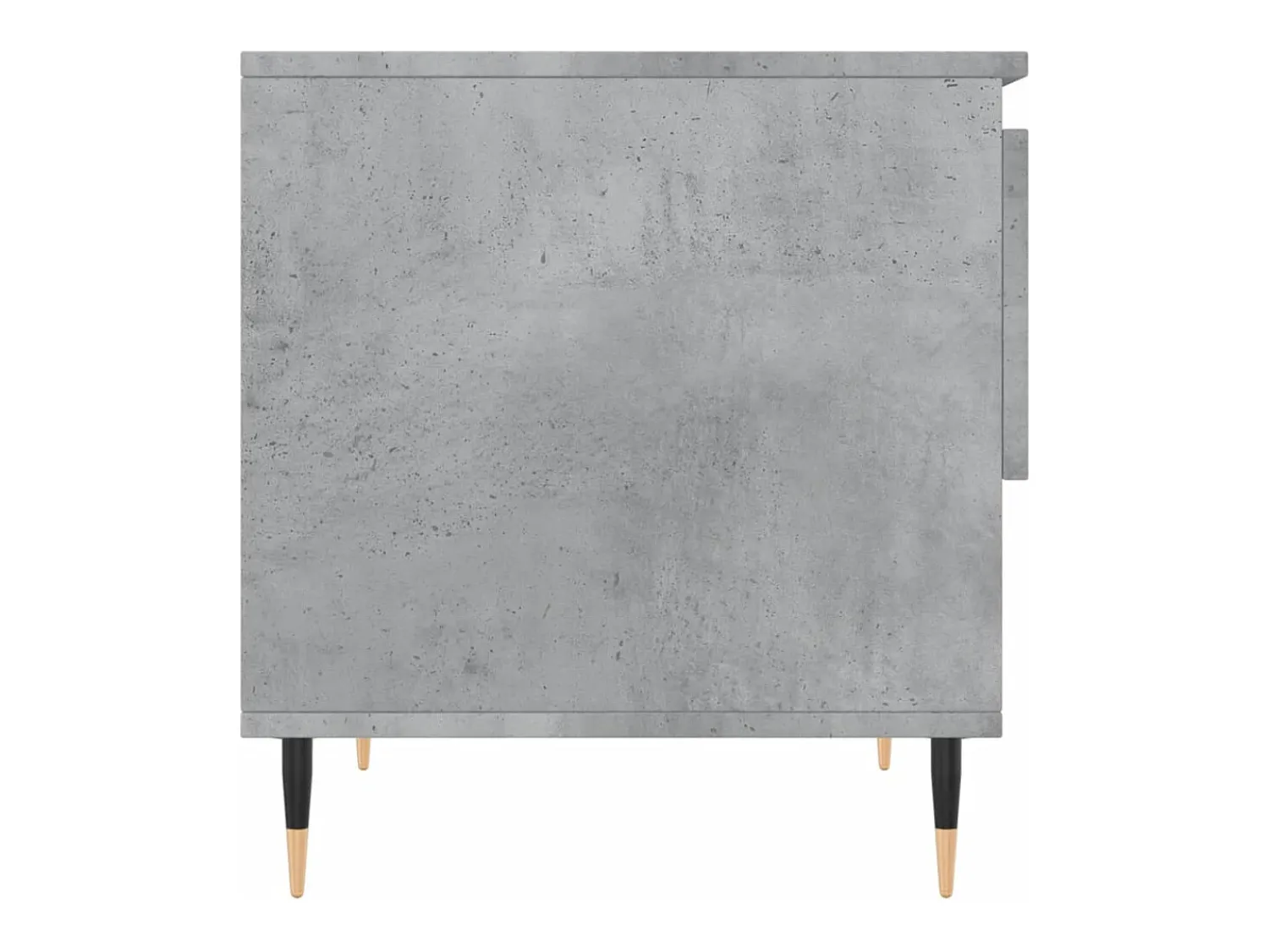 Best vidaxl Mesa de centro 50x46x50cm derivados de madeira cinzento-cimento Cinzento claro
