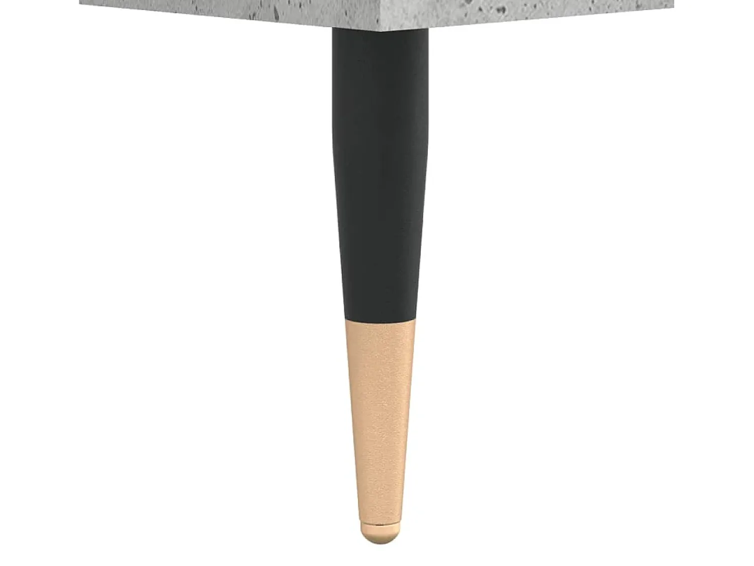 Best vidaxl Mesa de centro 50x46x50cm derivados de madeira cinzento-cimento Cinzento claro