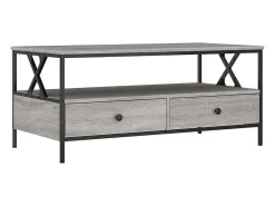 vidaxl Mesa de centro 100x51x45cm derivados de madeira sonoma^ Mesa De Centro