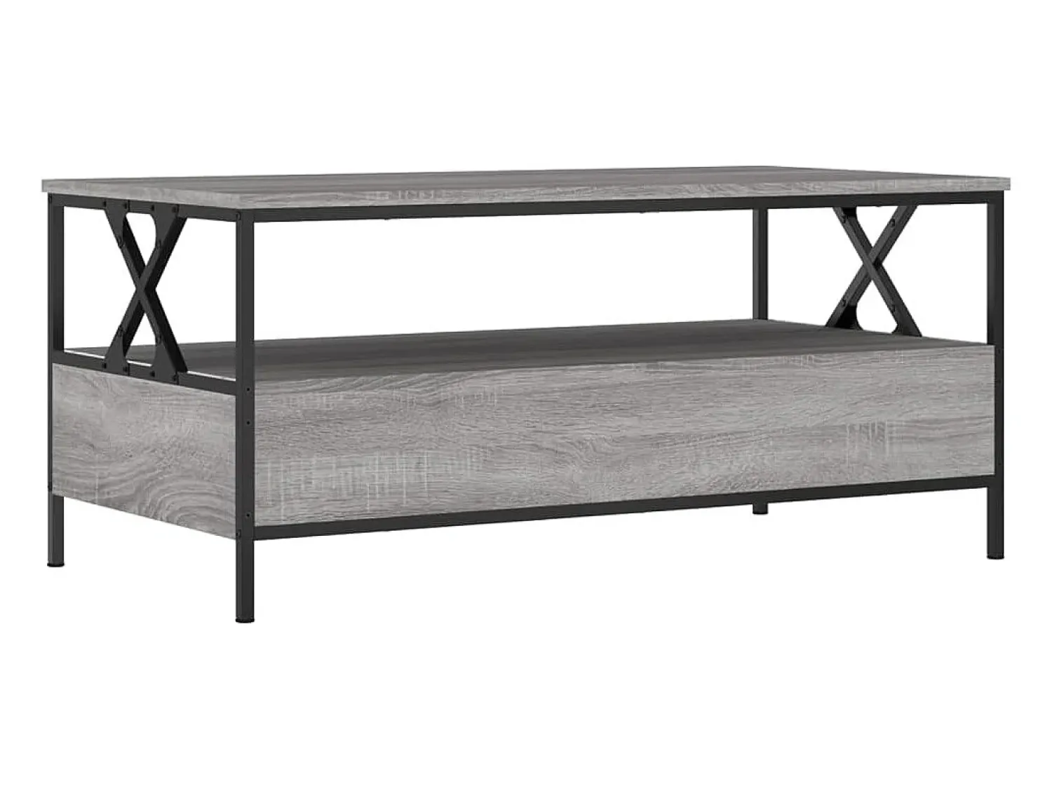 vidaxl Mesa de centro 100x51x45cm derivados de madeira sonoma^ Mesa De Centro