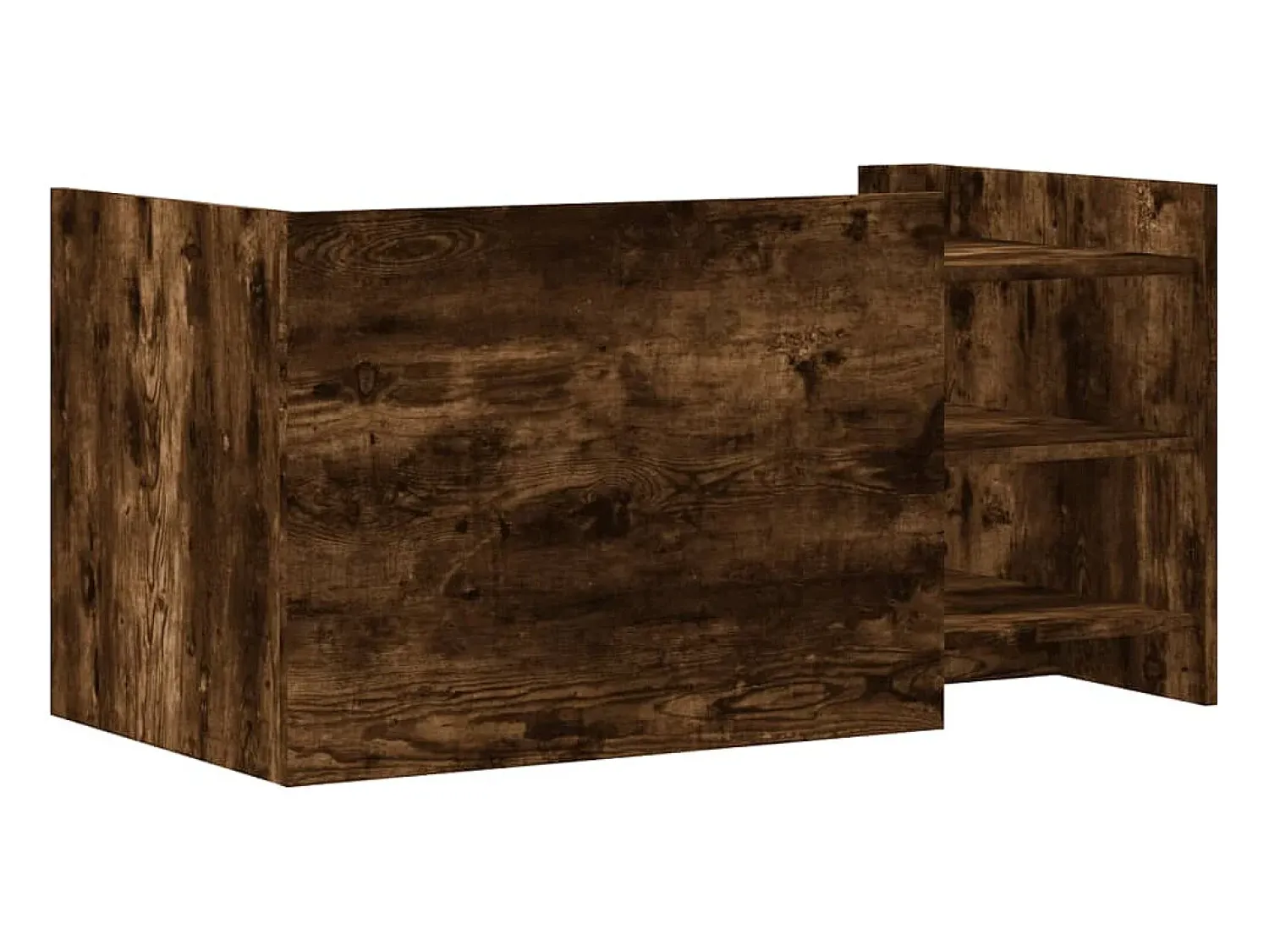 vidaxl Mesa de centro 100x50x50cm derivados de madeira carvalho fumado^ Mesa De Centro