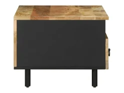 vidaxl Mesa de centro 80x54x40cm madeira mangueira áspera maciça^ Mesa De Centro