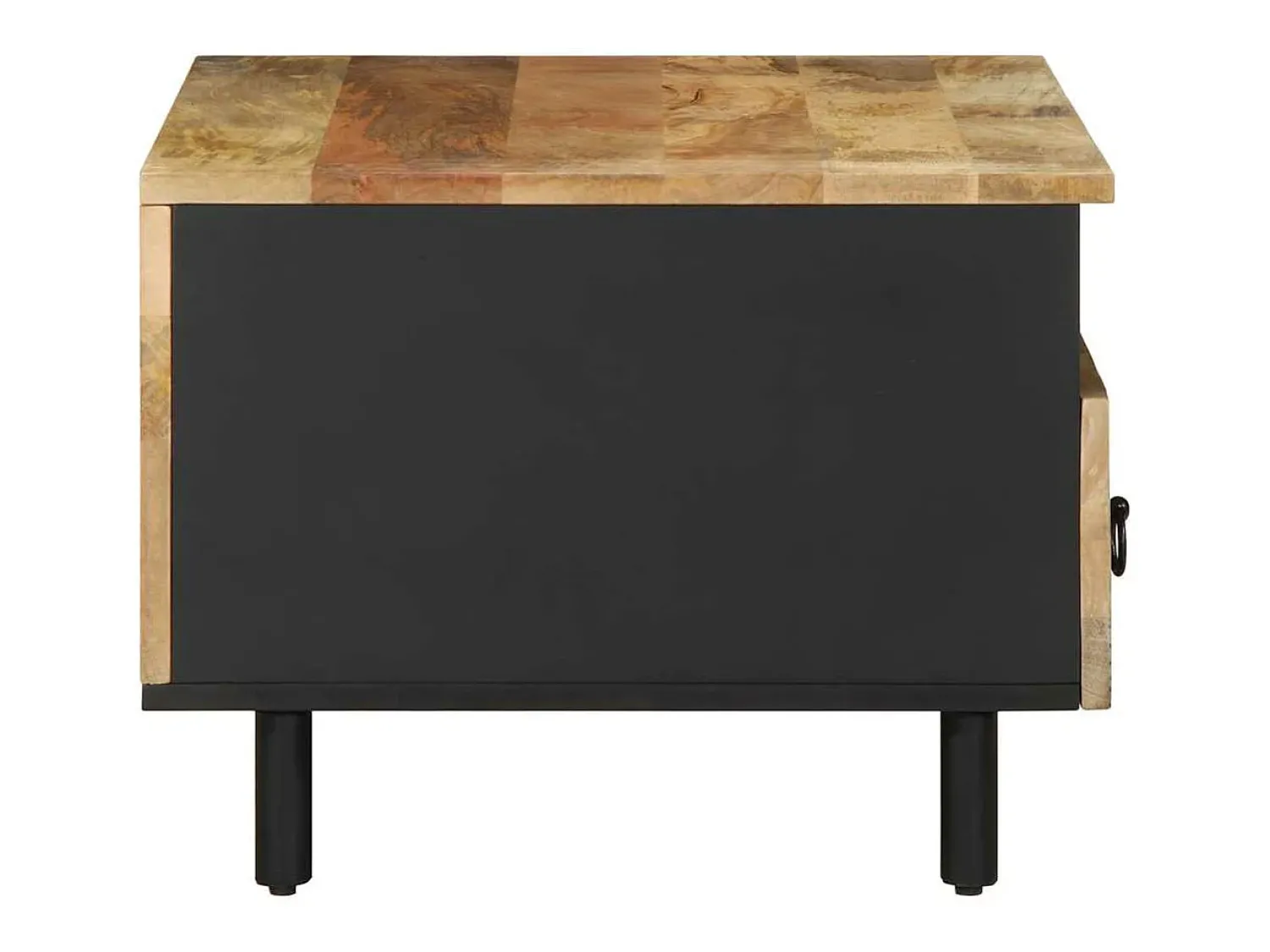 vidaxl Mesa de centro 80x54x40cm madeira mangueira áspera maciça^ Mesa De Centro