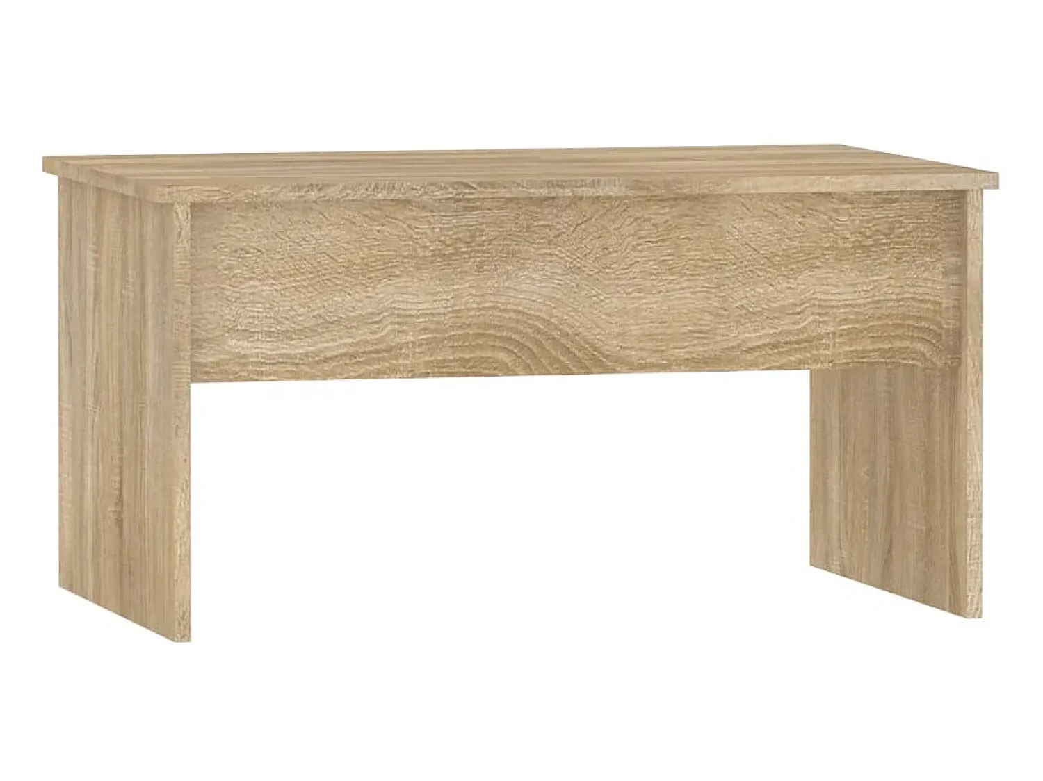 Mesa De Centro| Mesa de centro 80x50,5x41,5cm madeira processada carvalho sonoma PT421109 Castanho