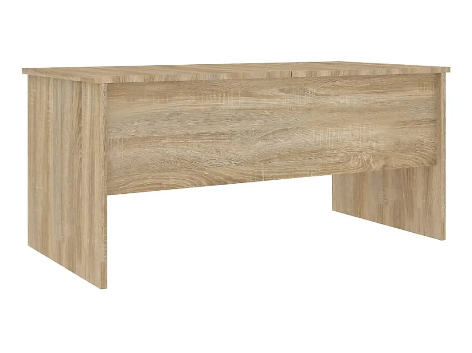 Mesa De Centro| Mesa de centro 102x50,5x46,5cm madeira processada carvalho sonoma PT757546 Castanho