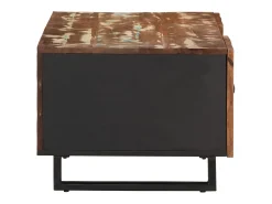 vidaxl Mesa de centro 100x54x40cm madeira recuperada/derivados madeira Natural claro