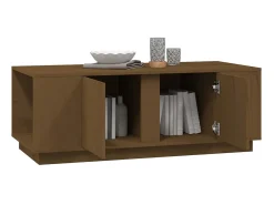 Online Mesa de centro 110x50x40cm madeira de pinho maciça mel PT868128 Castanho