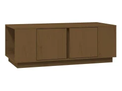 Online Mesa de centro 110x50x40cm madeira de pinho maciça mel PT868128 Castanho