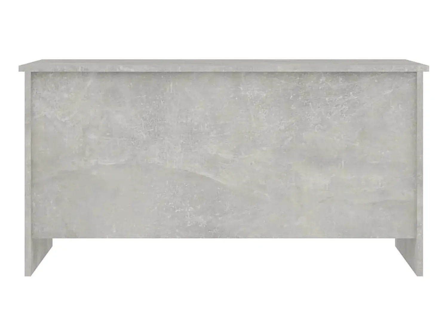 Mesa De Centro| Mesa de centro 102x55,5x52,5cm madeira processada cinza cimento PT750674 Cinzento