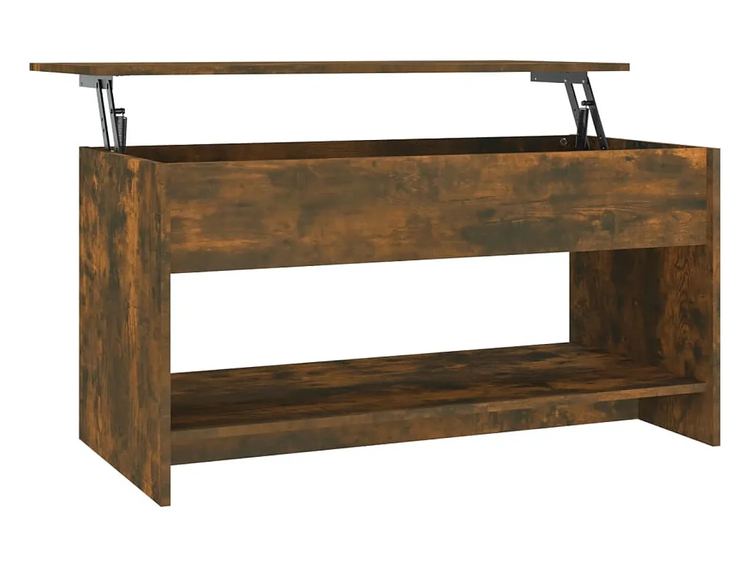Mesa De Centro| Mesa de centro 102x50x52,5cm madeira processada carvalho fumado PT818409 Castanho